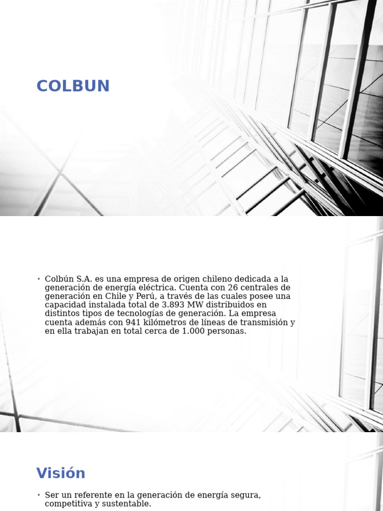 Presentacion Colbun | PDF