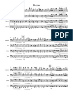 Dvorak Cello Quartet - Score and Parts