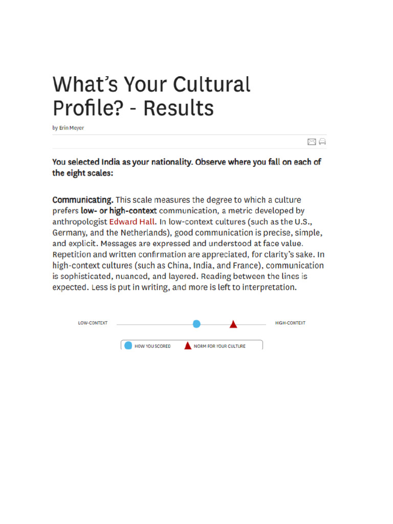 Angelin - Cultural Profile | PDF