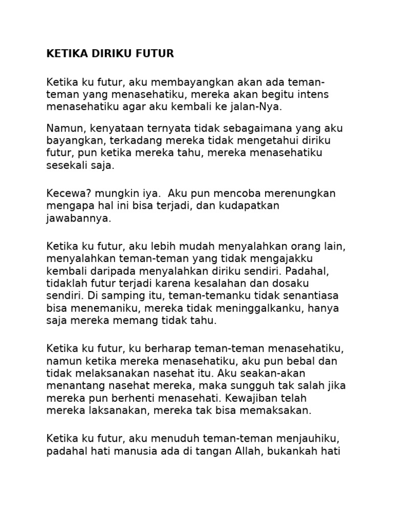 Ketika Diriku Futur | PDF