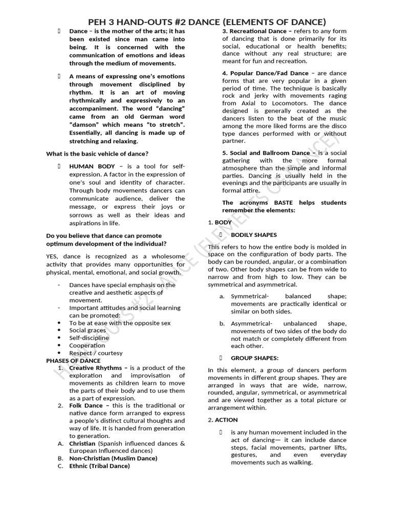 Hand Outs 2 | PDF