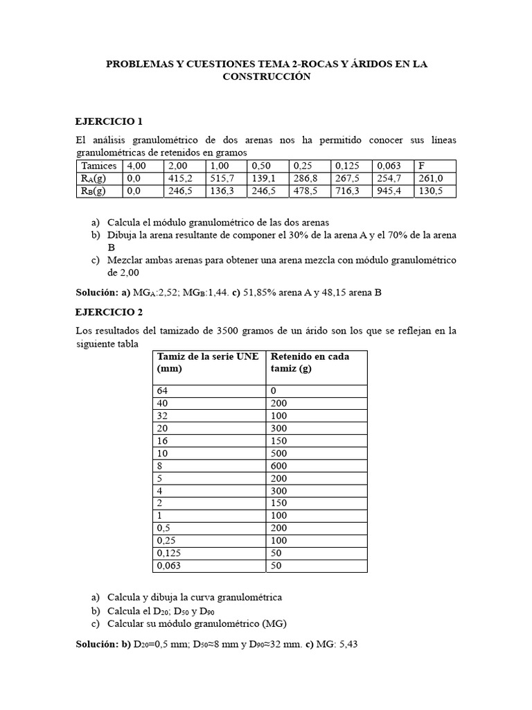 Ejercicios Tema 2 | PDF