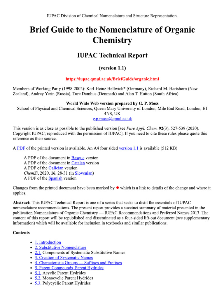 IUPAC Naming PDF