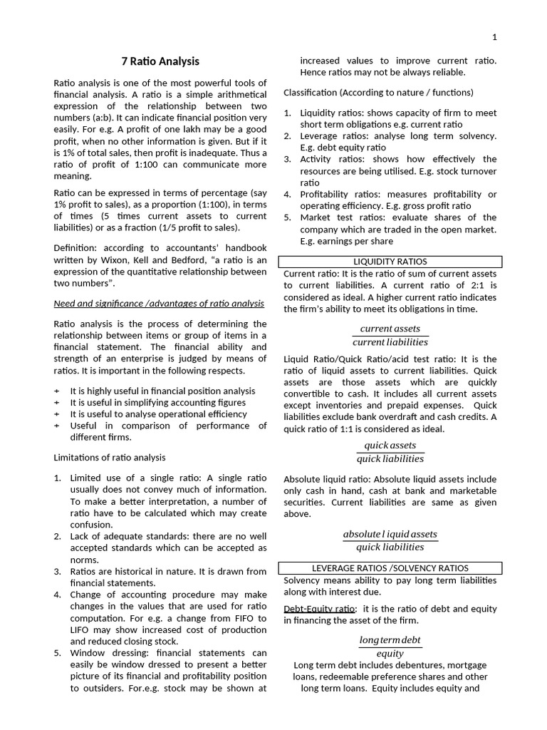 RATIO ANALYSIS FUNDAMENTALS BOOK PDF visual data 3