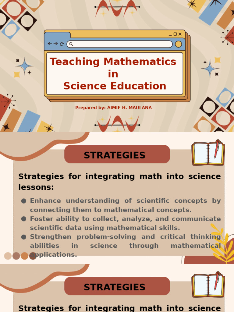 Teaching Mathematics in Science Education | PDF | Mathematics | Science