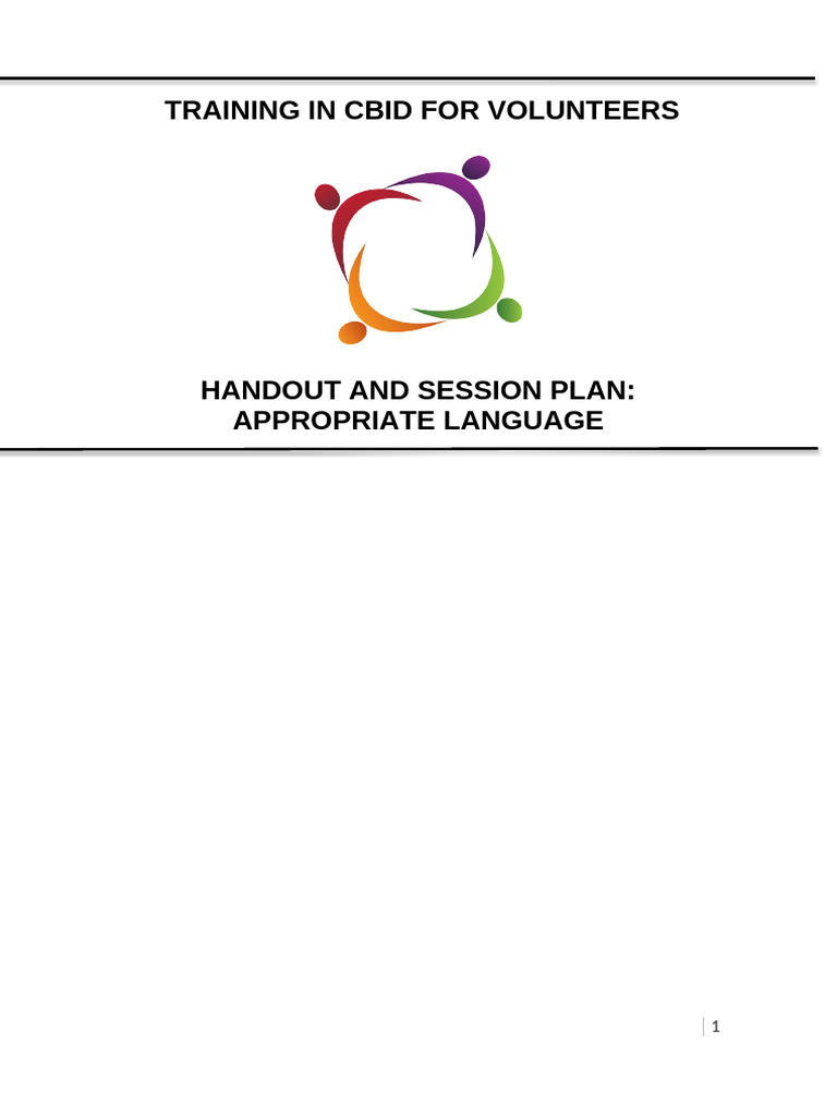 SP - Appropriate Language - Vol - 180226 | PDF