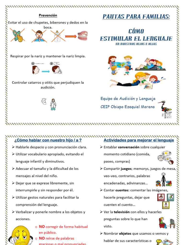 Estimulación del Lenguaje Infantil | PDF