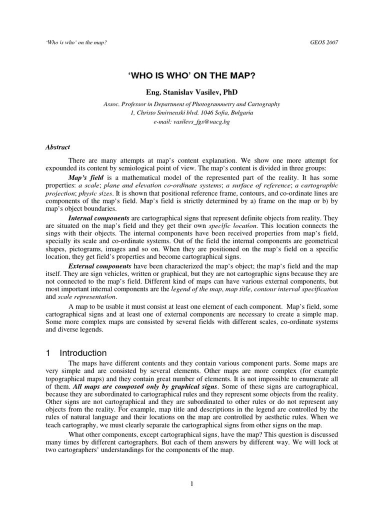 What is a map pdf