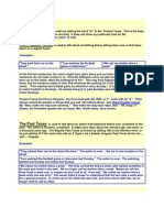 Forms of Main Verbs