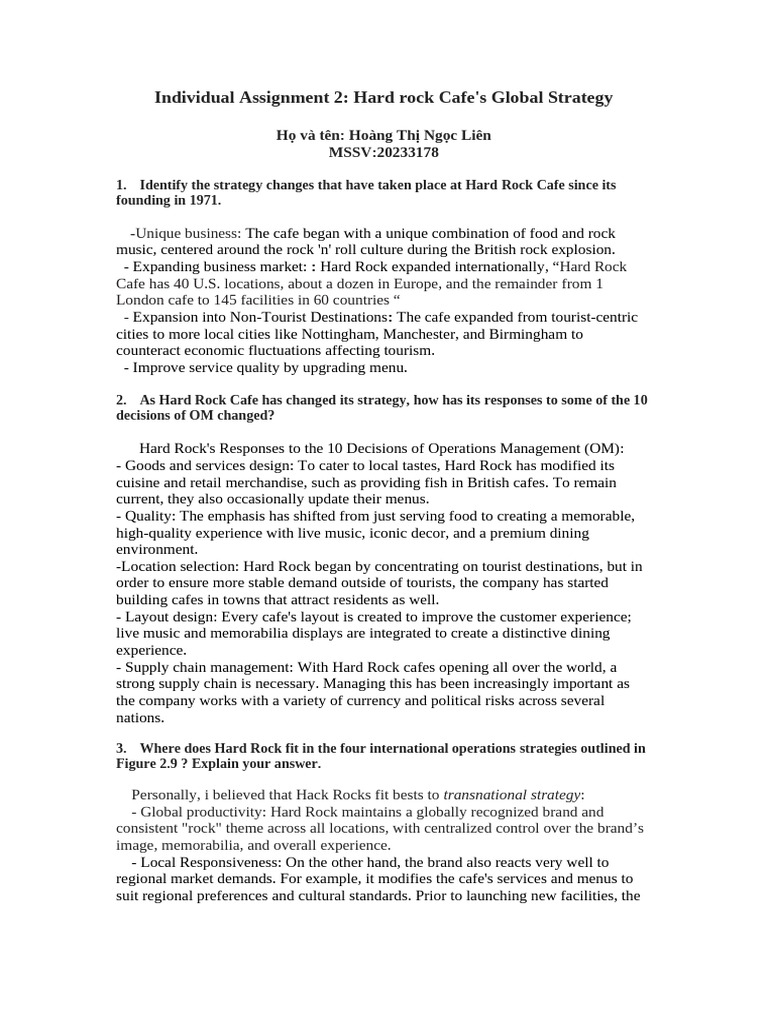 Individual Assignment 2 | PDF