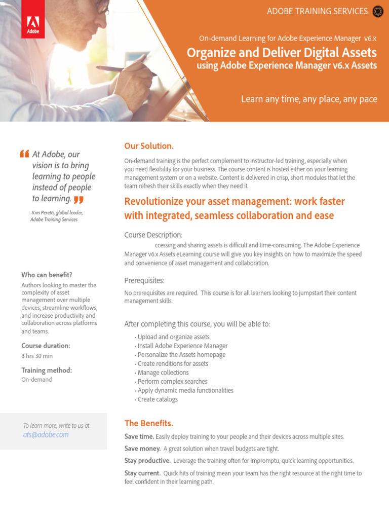 AEM Digital Assets Elearning Datasheet Final | PDF | World Wide Web ...