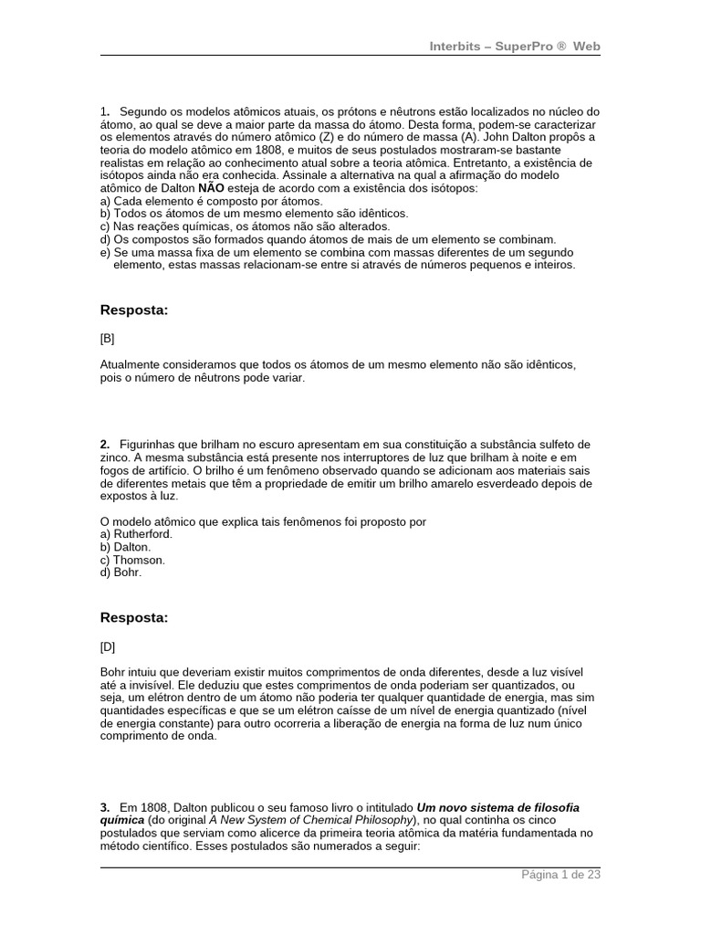Modelos Atomicos I 2020 | PDF