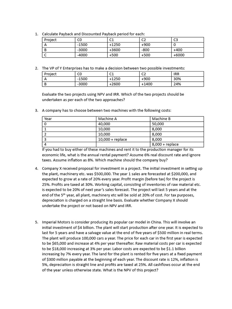 CF Tut 3 Questions | PDF