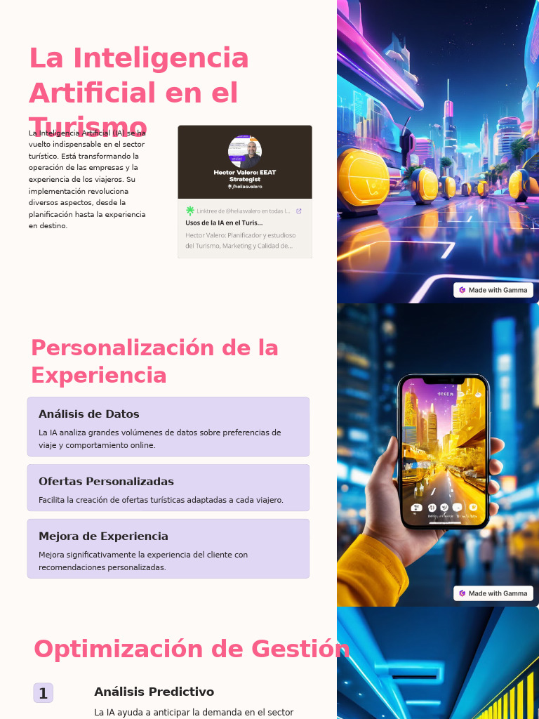 Impacto de la IA en el Turismo | PDF | Inteligencia artificial | Tecnología