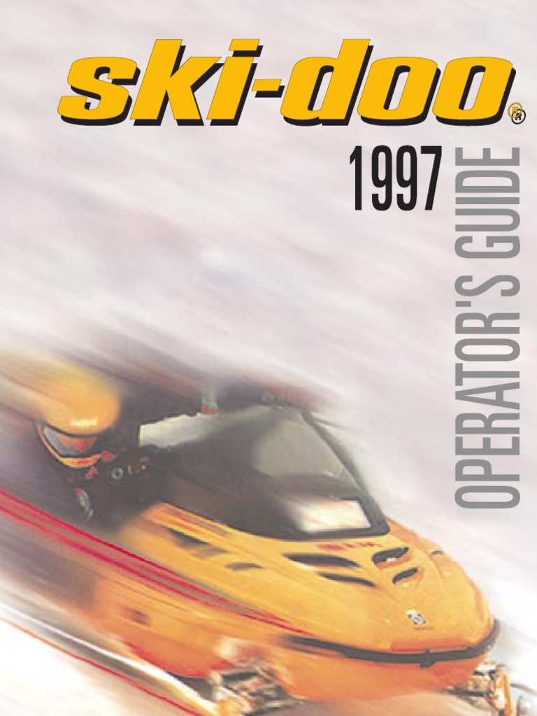 Manual For 97 Skidoo Formula 500