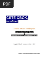 Cste Cbok Redefined