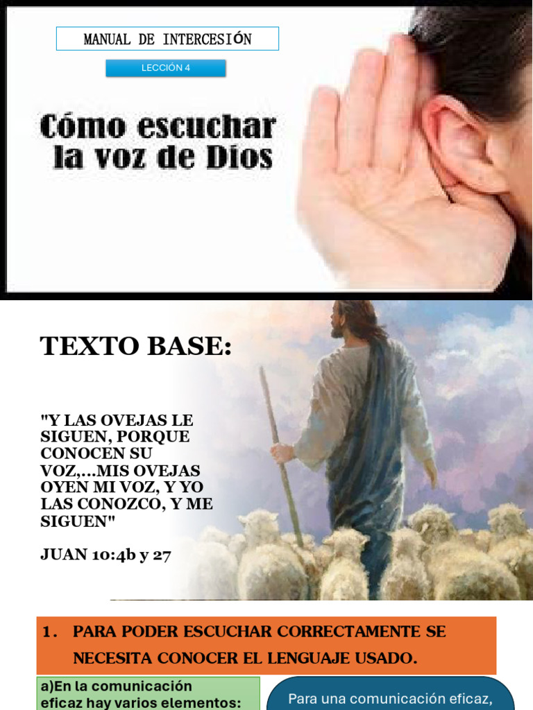 Cómo Escuchar La Voz de Dios | PDF