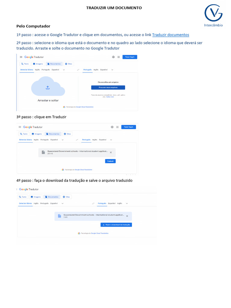 Como Traduzir Um Documento | PDF