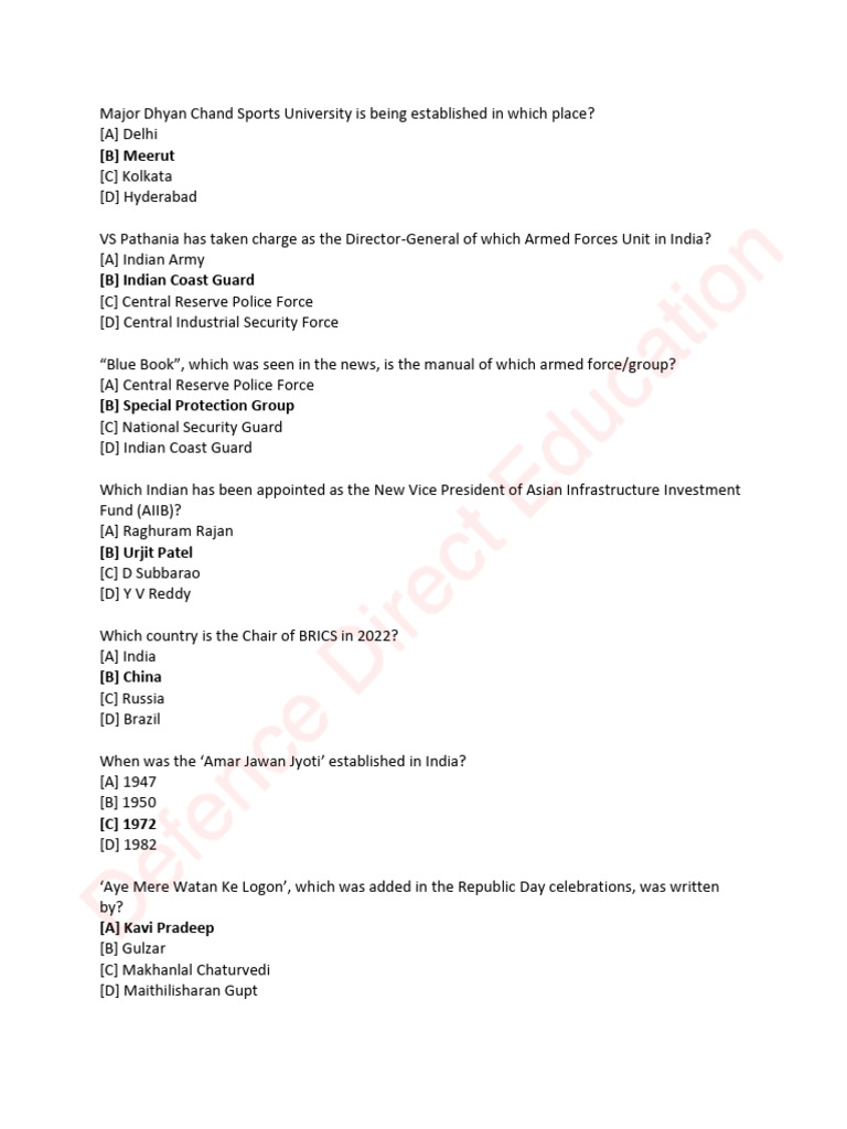 Current Affairs One Liners 2 Ntzoh7 | PDF