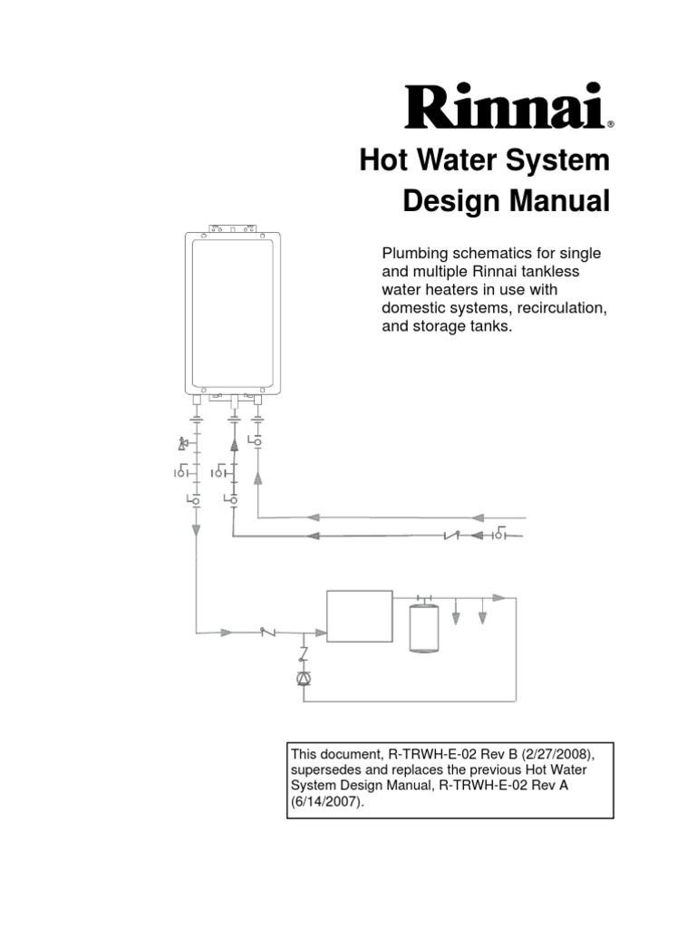 Hot Water Design Manual | PDF | Water Heating | Hvac
