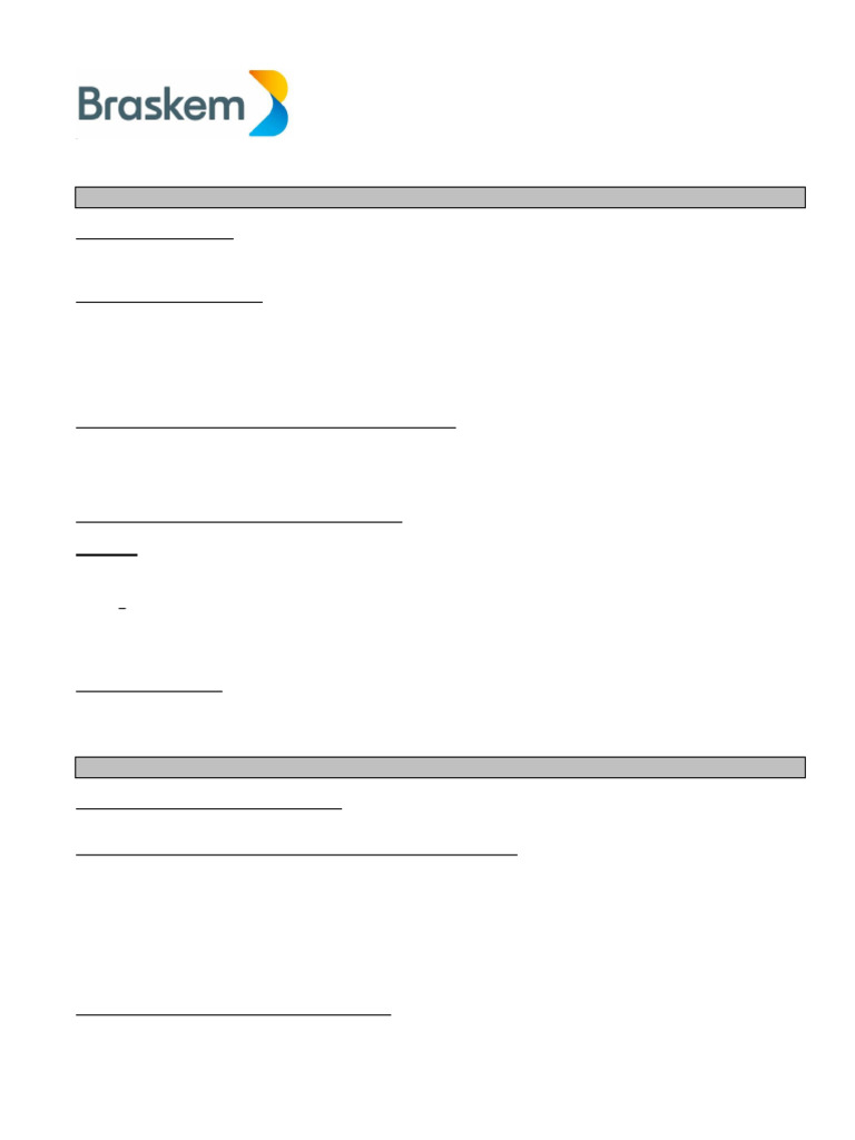 MSDS Braskem HS 5502 | PDF