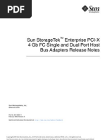 Sun Storagetek Enterprise Pci-X 4 GB FC Single and Dual Port Host Bus Adapters Release Notes