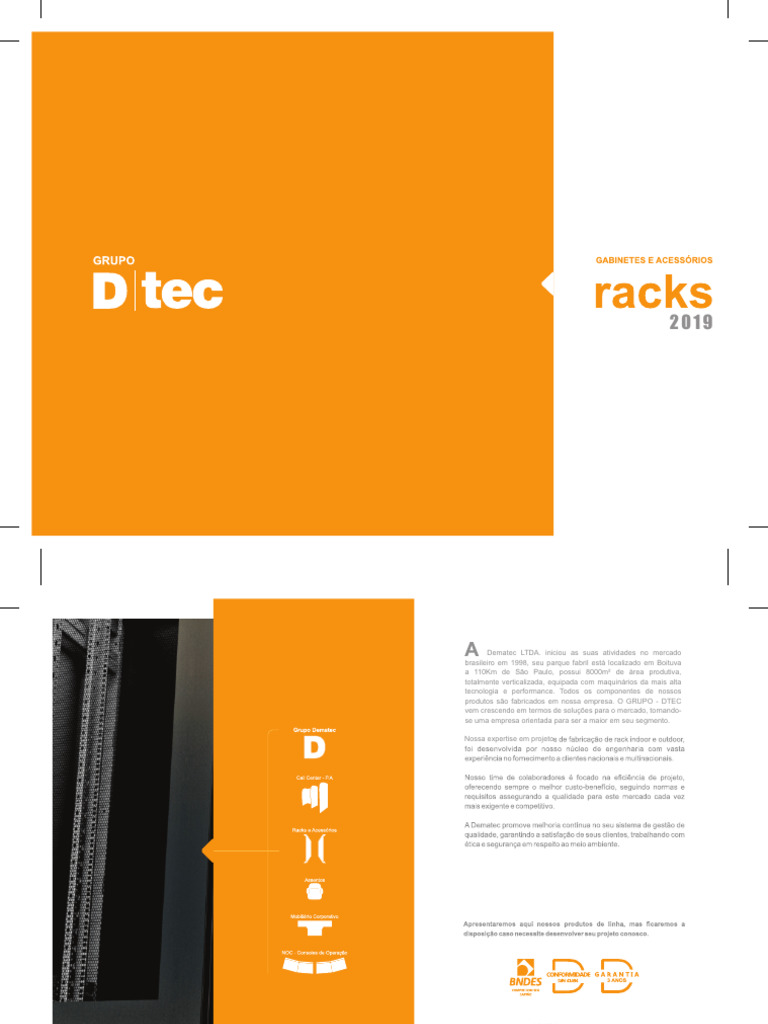 Catalogo Gabinetes e Racks 2019 - DEMATEC | PDF