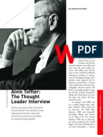Alvin Toffler Thought Leader Interview (Revolunary Wealth)
