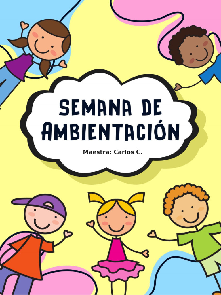 Planificación Semana de Ambientación 2025-2026 | PDF | Salón de clases
