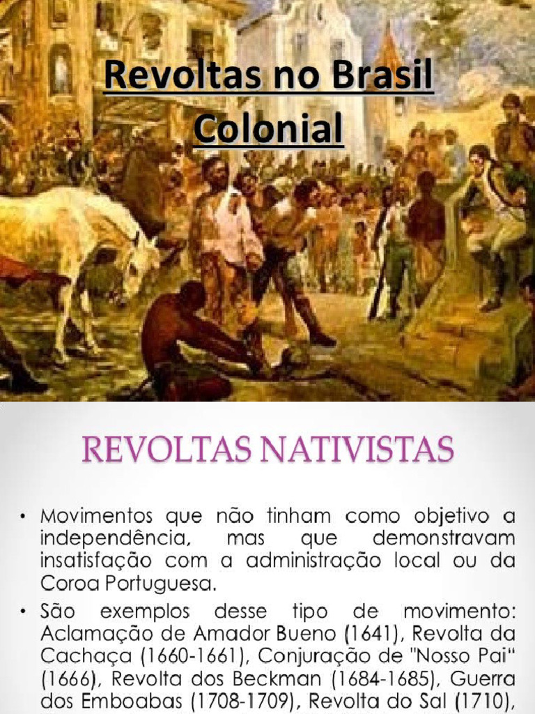 7-Revoltas Coloniais | PDF