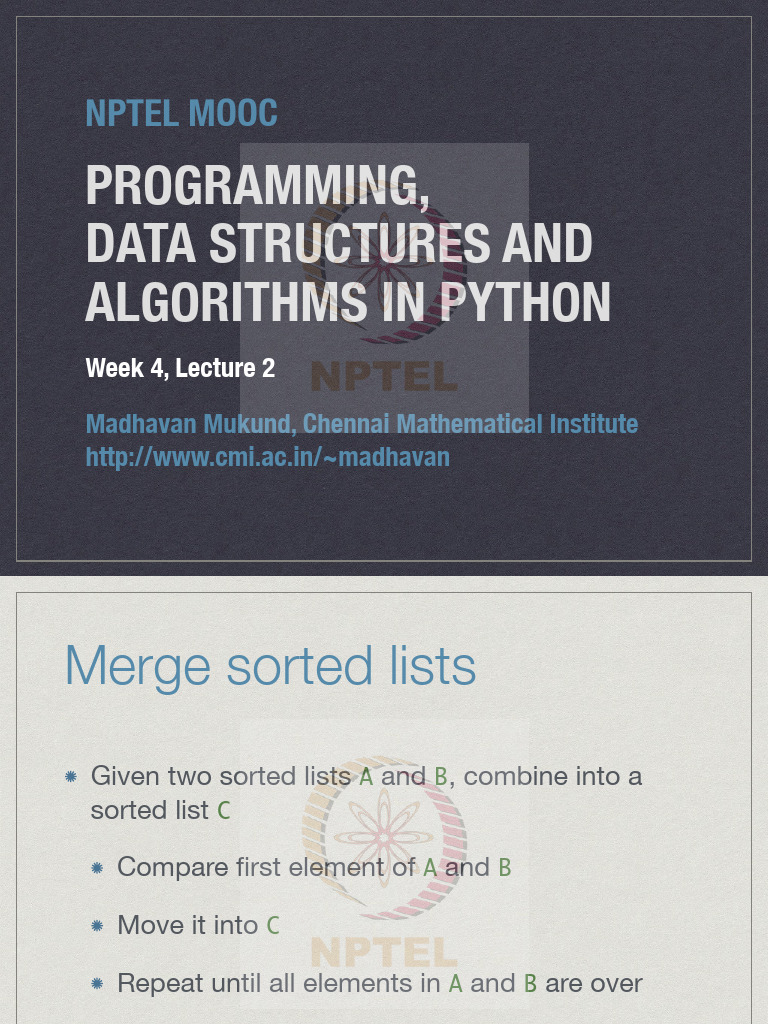 Python Week4 Lecture2 Handout | PDF