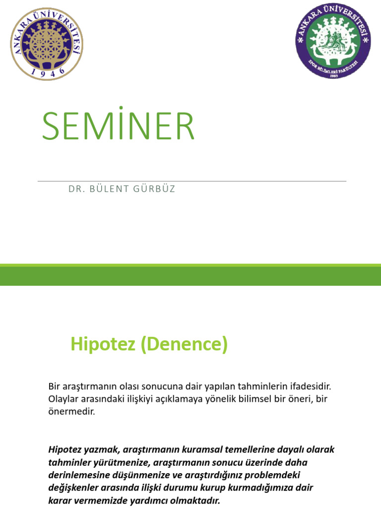 Ders 7 Hipotez | PDF