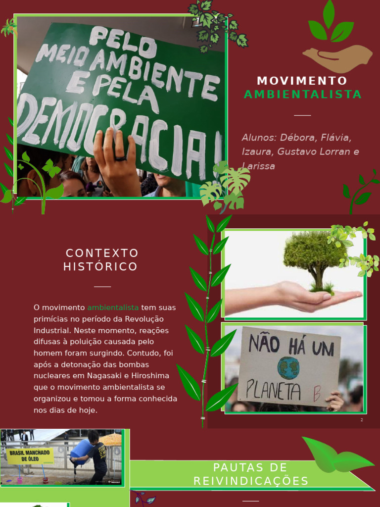 Movimento Ambientalista 1 | PDF
