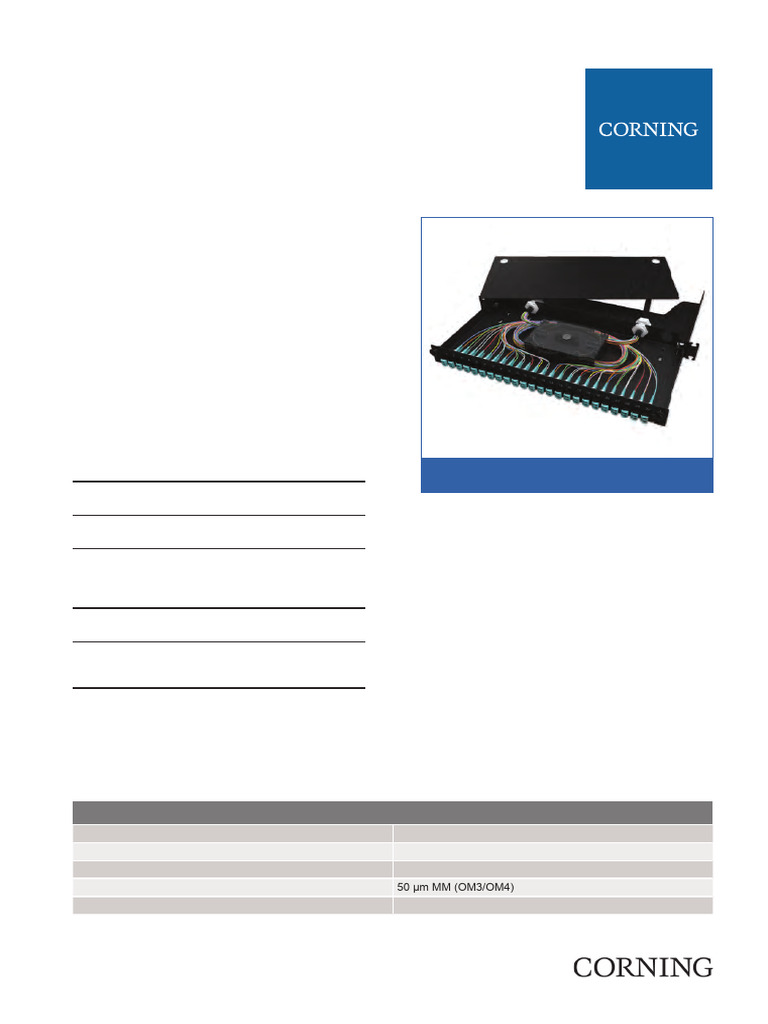 004 - Fiber Optic Patch Panel | PDF
