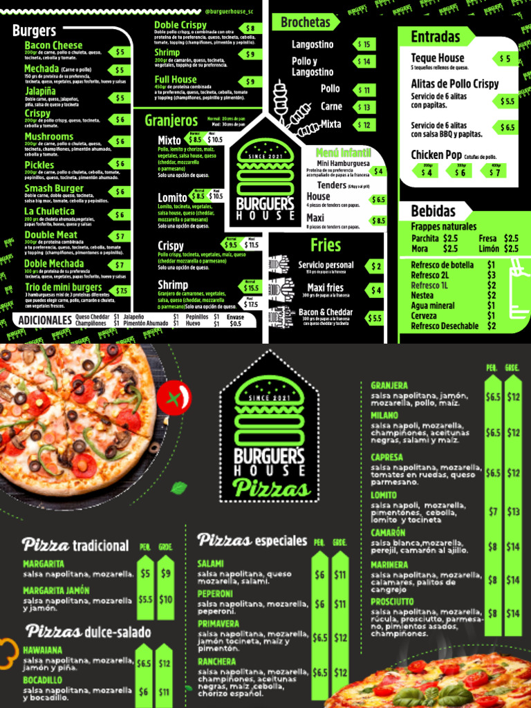 Menu Burger House | PDF