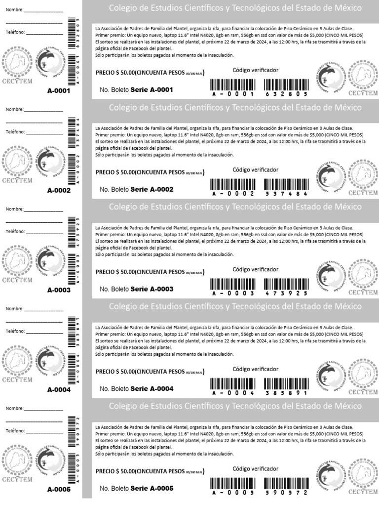 Boletos A | PDF