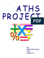 Maths Project