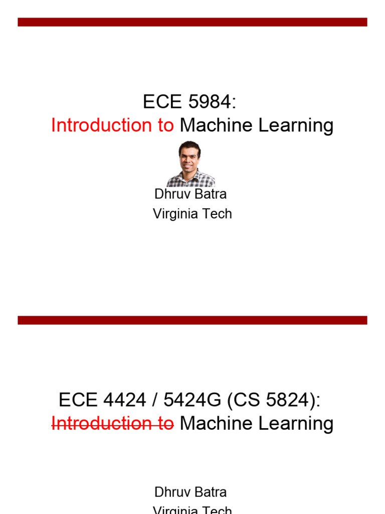 MACHINE LEARNING VIRGINIA TECH intelligence overview