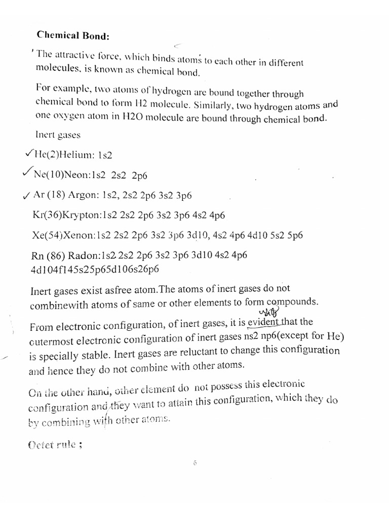 Chemical Bond | PDF