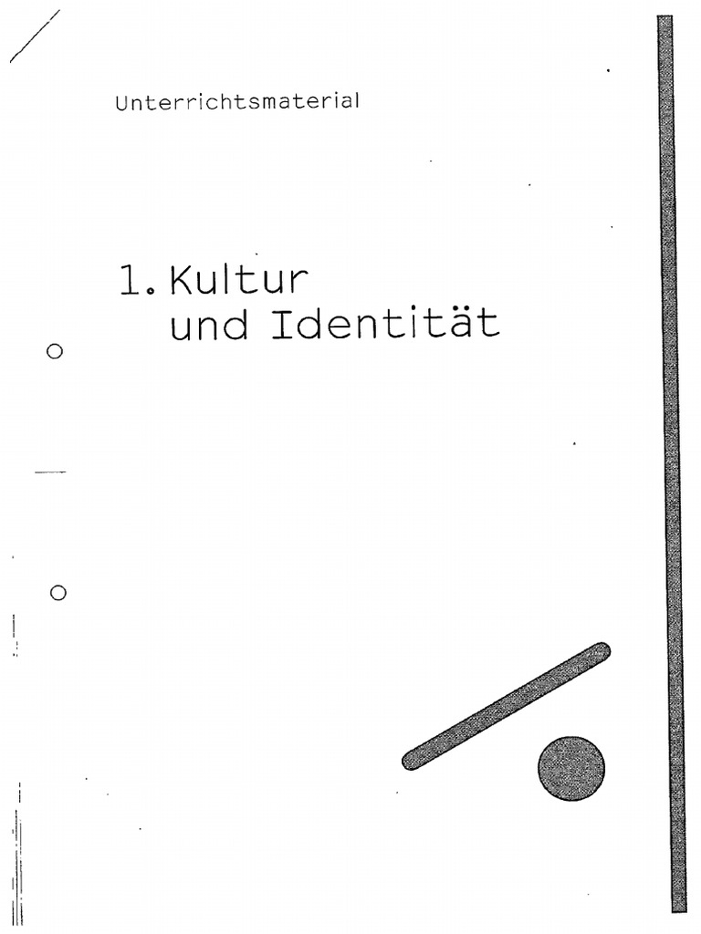 Kultur Und Identitaet | PDF