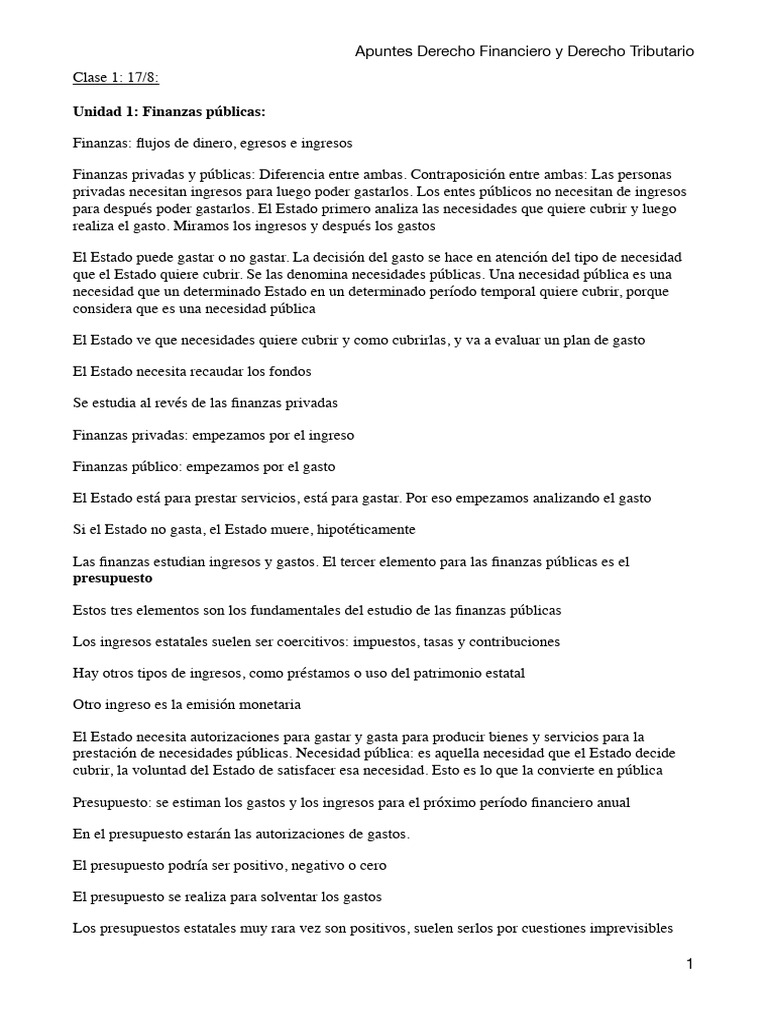 Apuntes Primera Parte | PDF