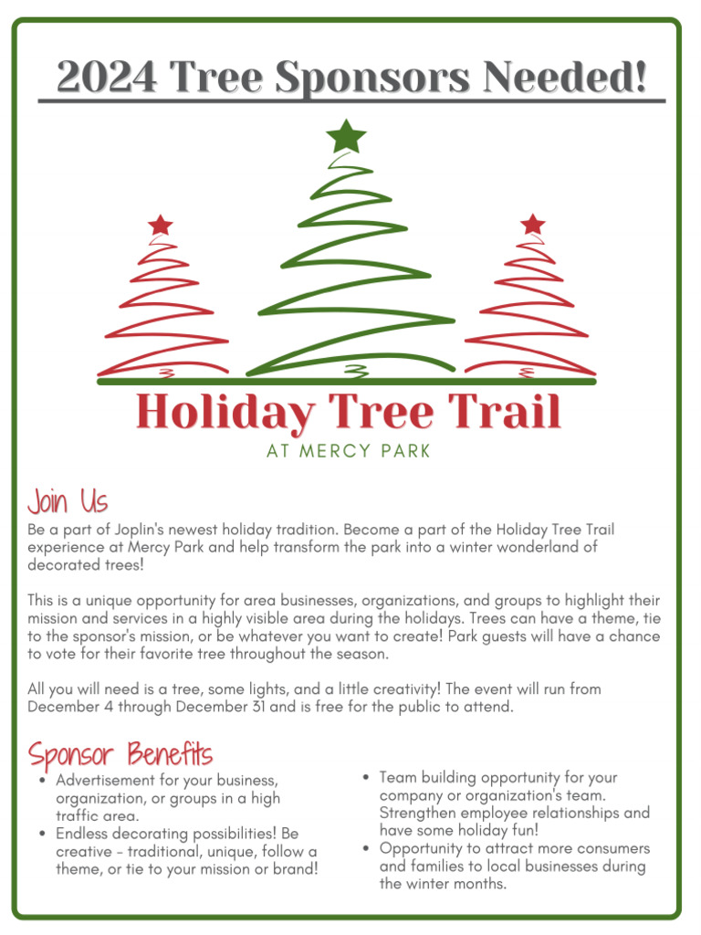 Updated Tree Trail Sponsorship Guide | PDF
