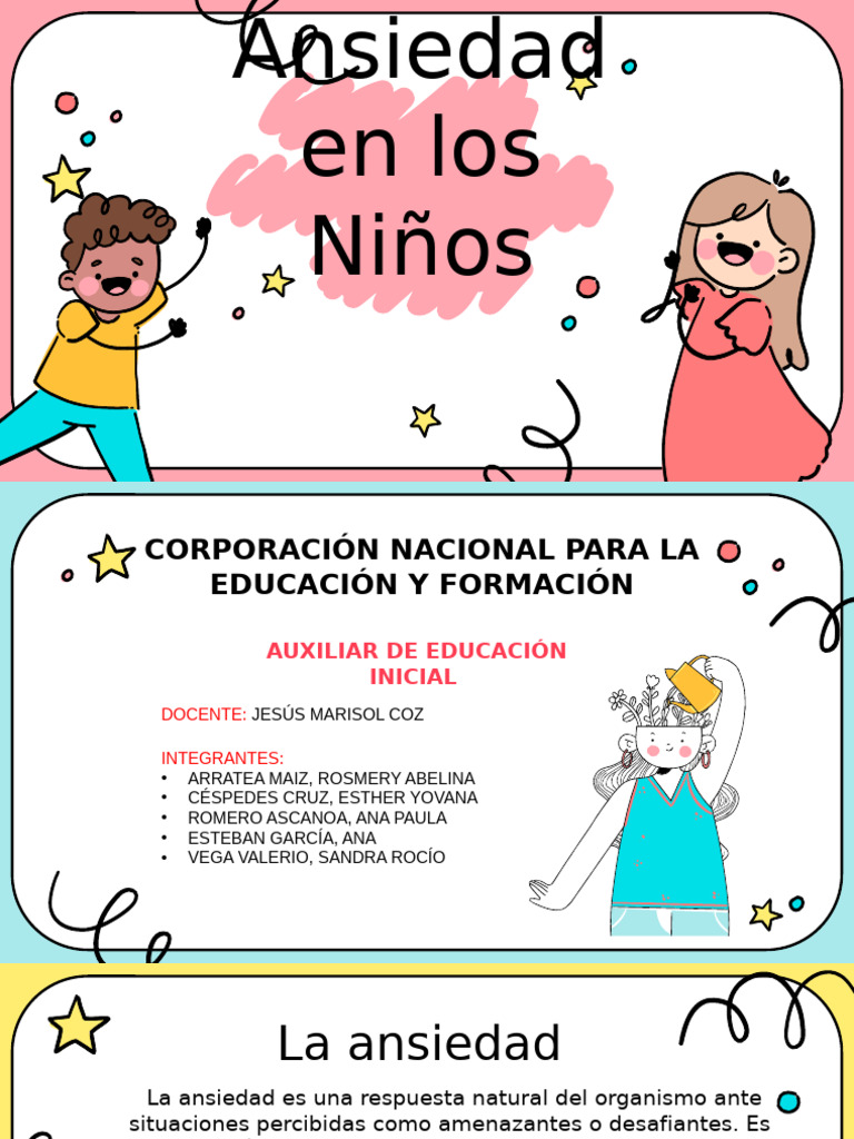 La Ansiedad en Los Niños | PDF