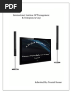 Download Project Report on Sony by Manish Sharma SN77996938 doc pdf