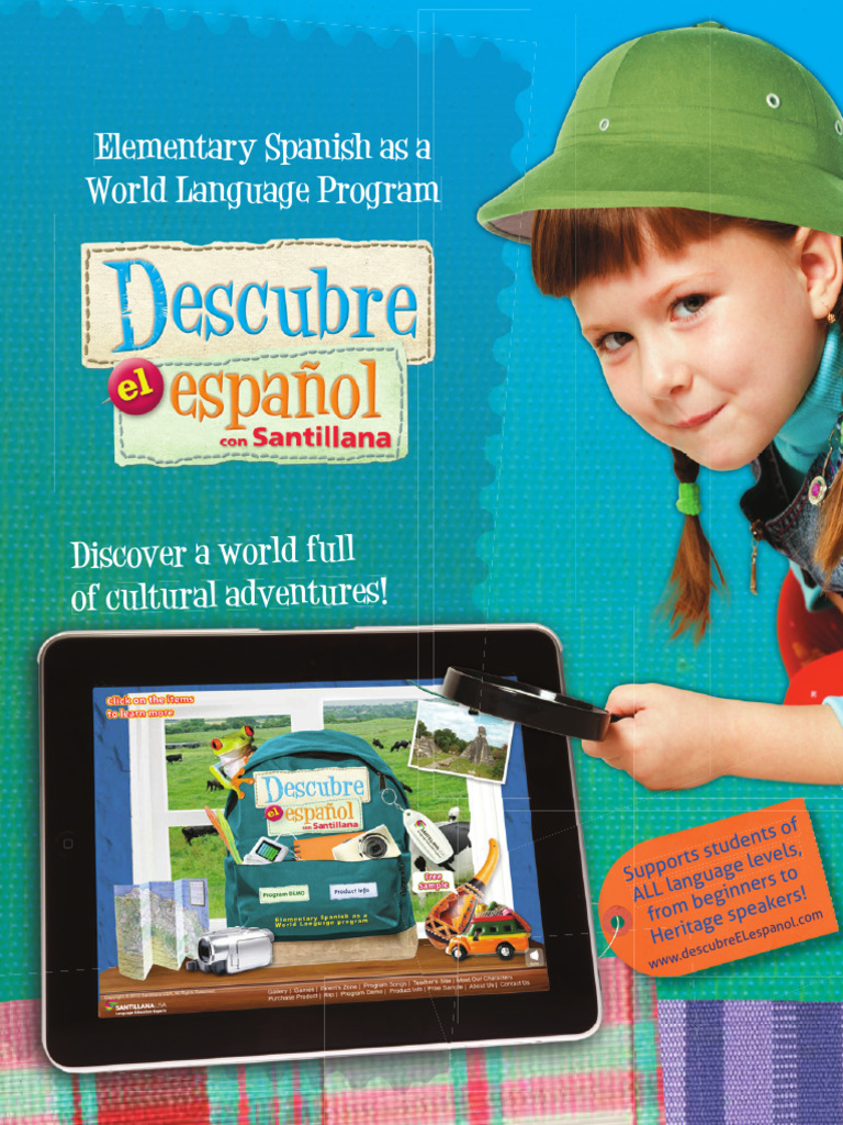 Descubre El Espanol Con Santillana | PDF