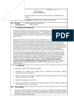 Terms of Reference - Integrated Procurement Ec Grant December 15, 2011