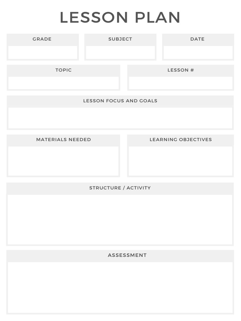 Lesson Plan | PDF