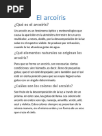 Colores del Arcoíris en Orden | PDF | Color | Arco iris