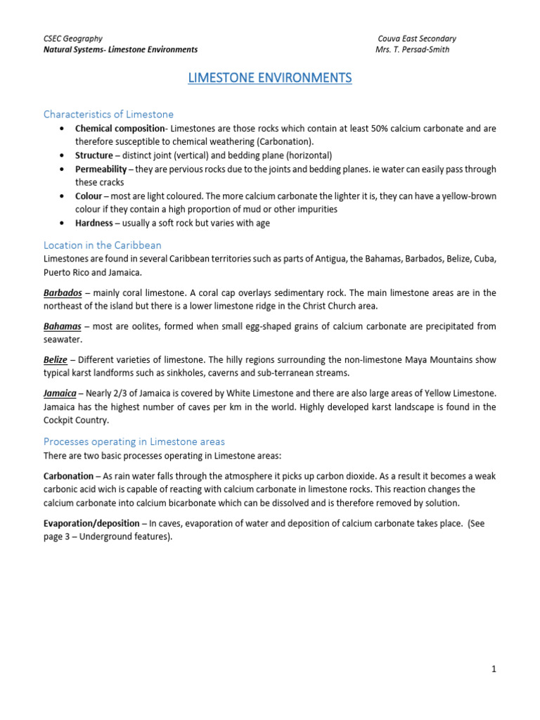 Limestone | PDF