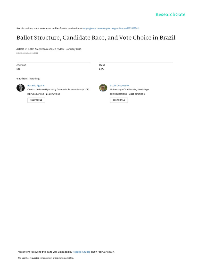 BallotStructure LARR15 | PDF
